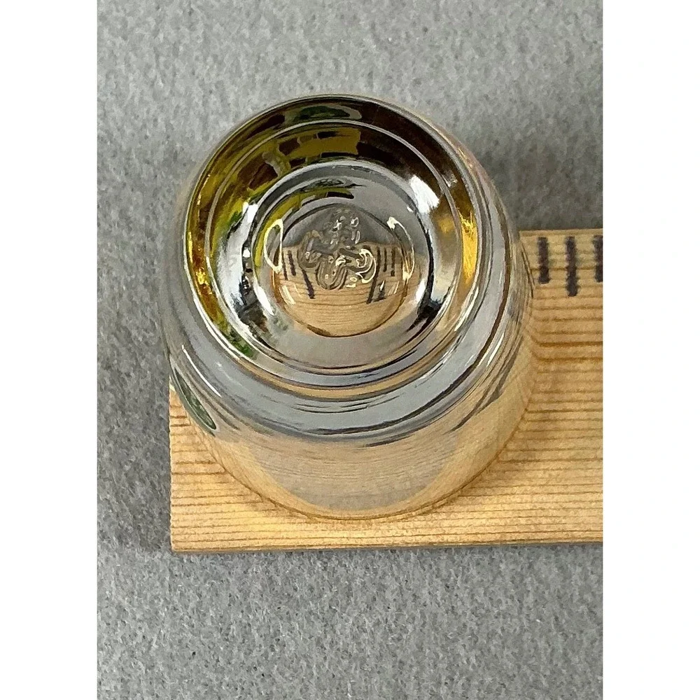 Vintage Car Shot Glass Set Gold Rim Barware 5pc Retro Auto Design‎